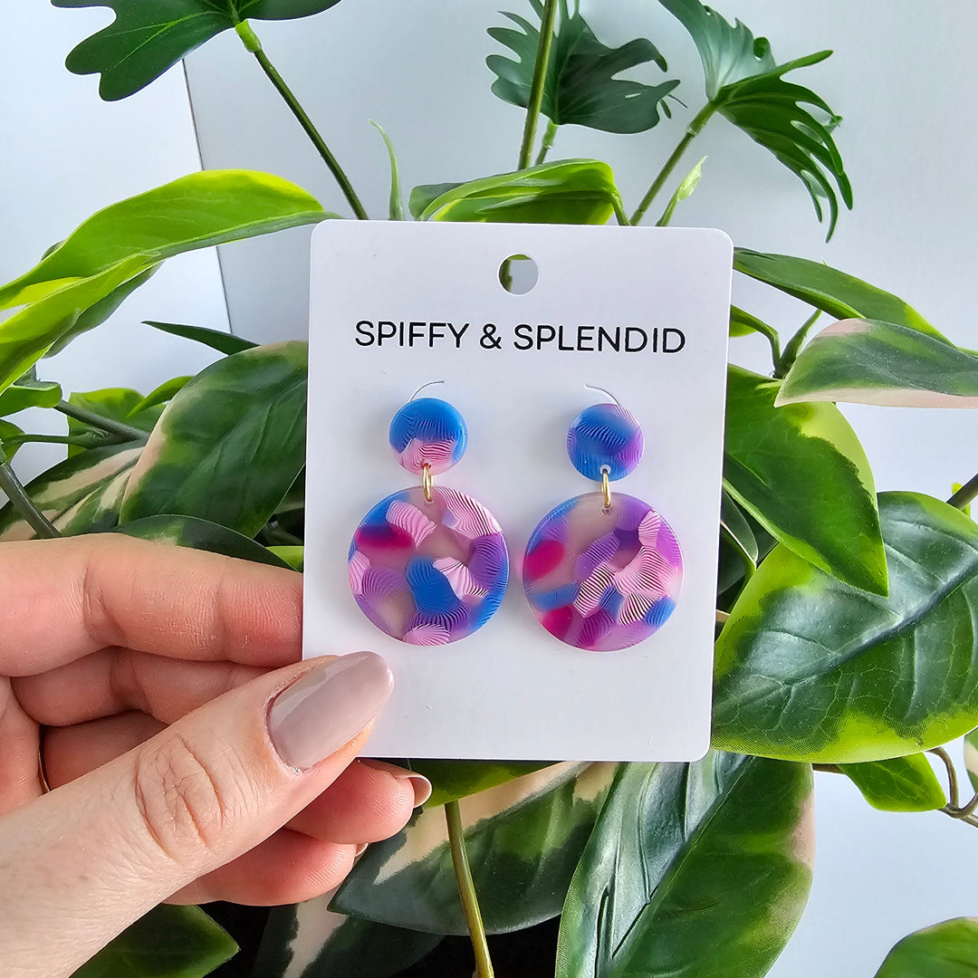 Addy Earrings - Cotton Candy by Spiffy & Splendid