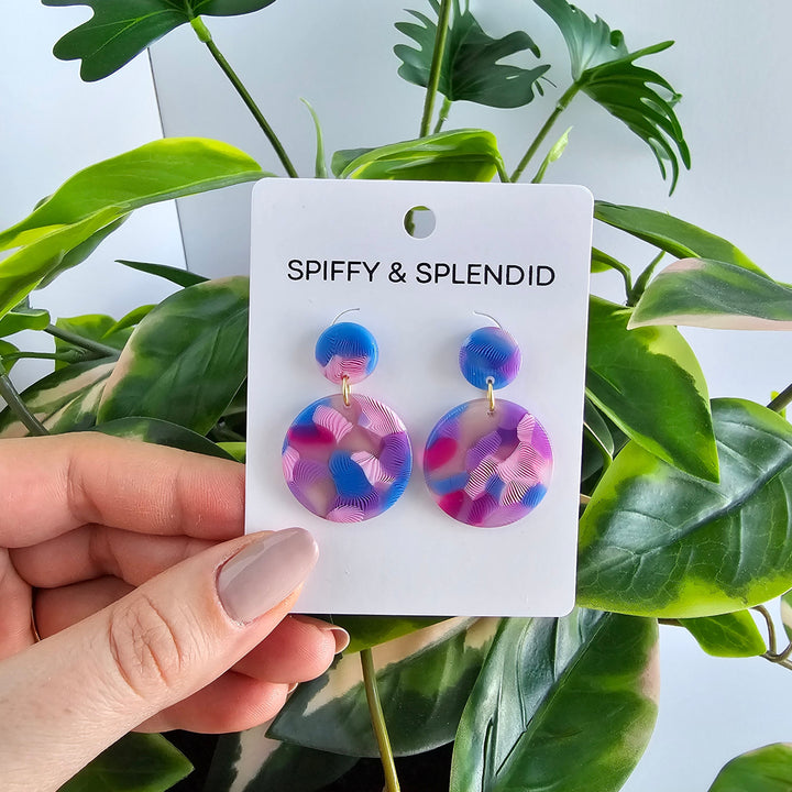 Addy Earrings - Cotton Candy by Spiffy & Splendid