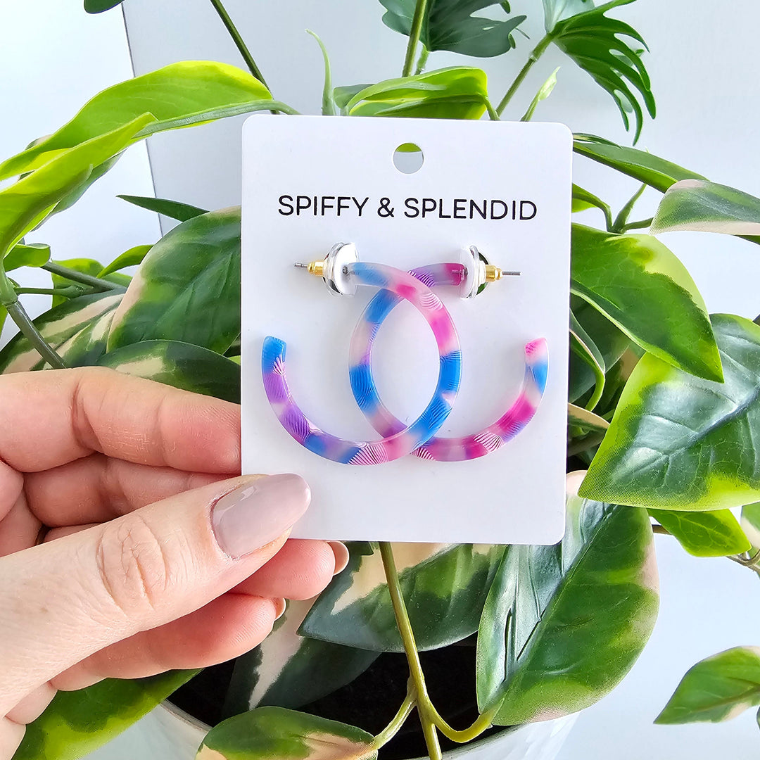 Camy Hoops - Cotton Candy by Spiffy & Splendid