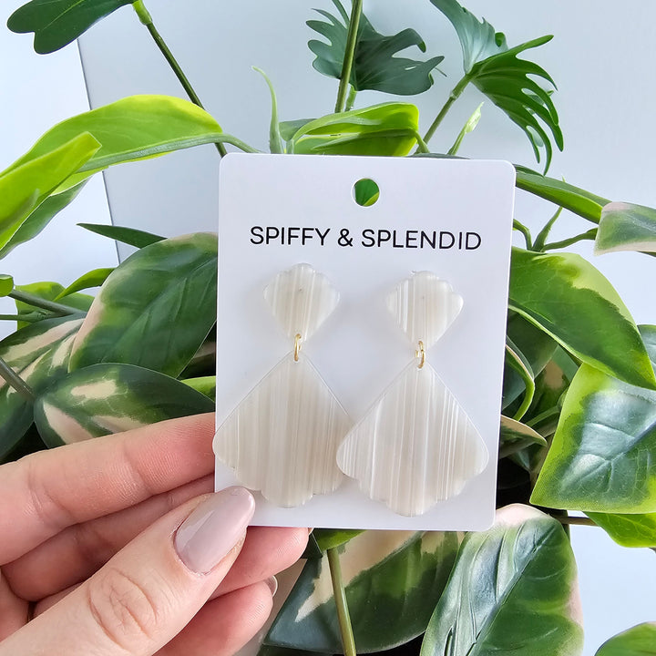 Ariel Earrings - Seashell by Spiffy & Splendid