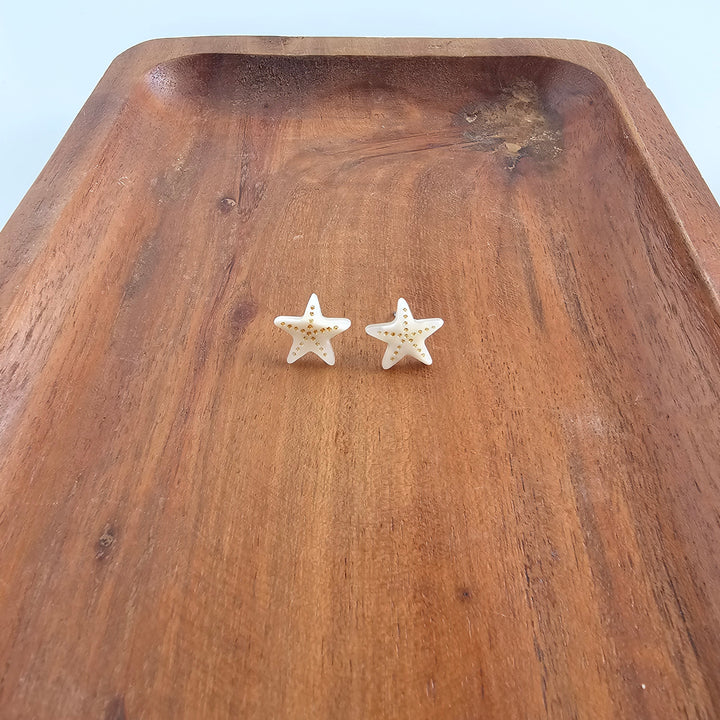 Starfish Studs - Ivory by Spiffy & Splendid