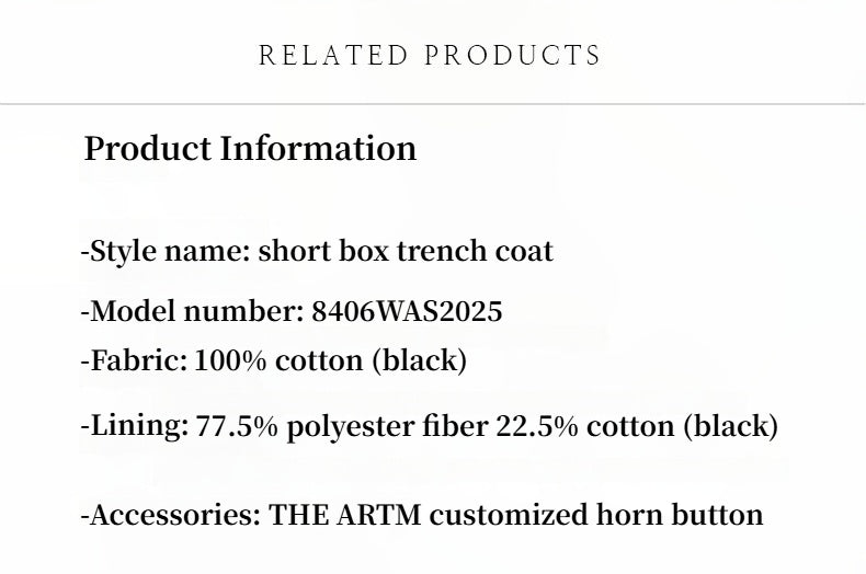 "Night Messenger" anti-wrinkle waterproof large lapel short straight box windbreaker for women by Firelady Fur