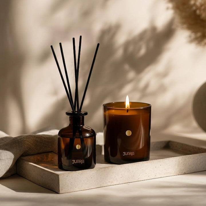 Joy Candle & Candlenut Reed Diffuser Bundle