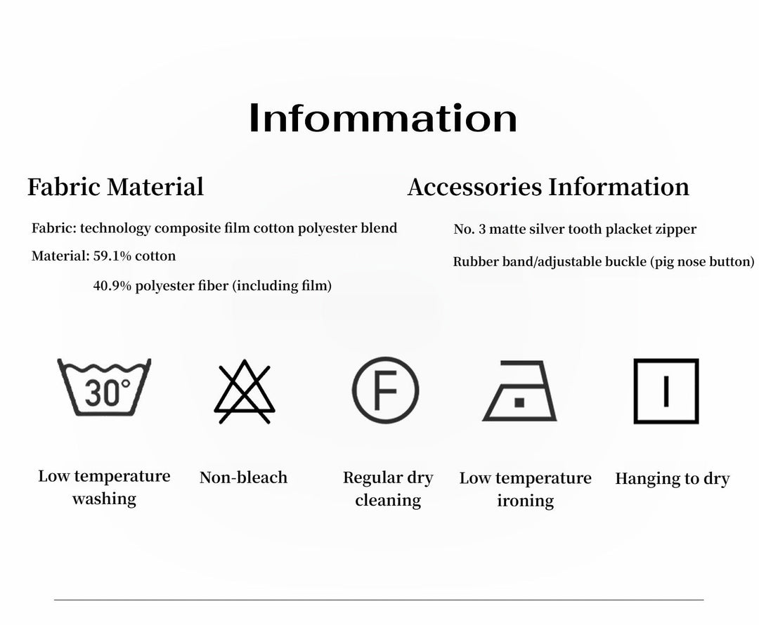 "Blues Notes" Technological Composite Film Cotton Lightweight Outdoor Jacket by Firelady Fur
