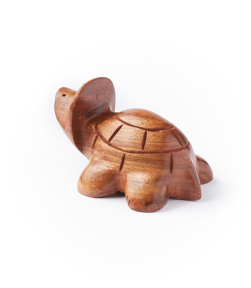 Turtle Eyeglasses Holder/Stand - Hand Carved Indian Rosewood by Matr Boomie