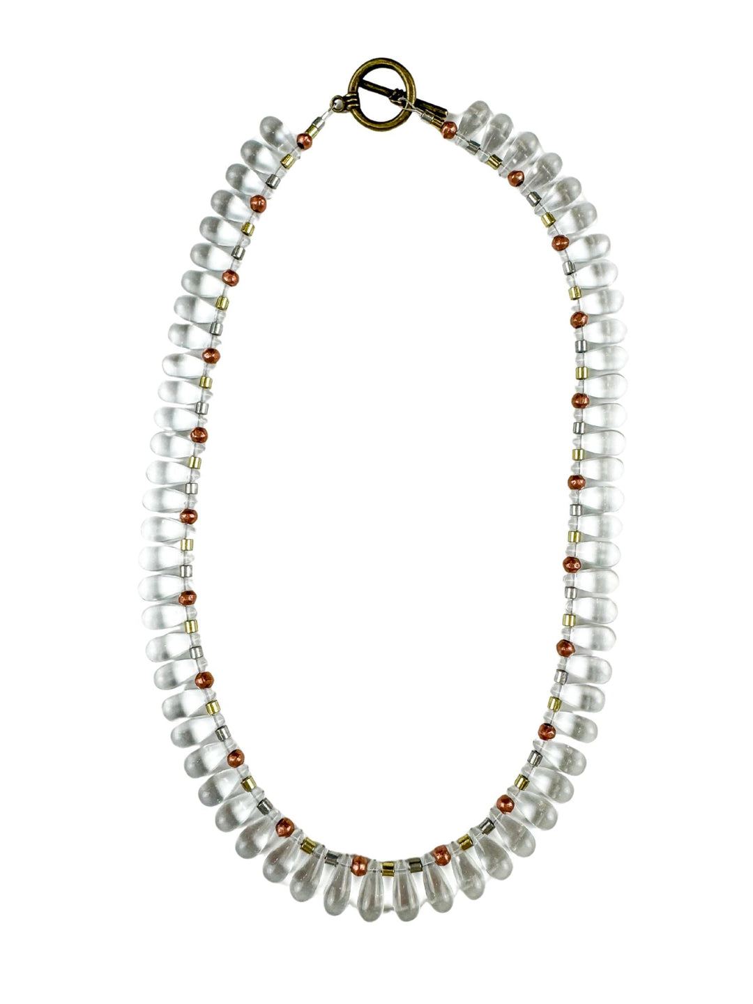 Classic Drop Necklace | Mixed Metal