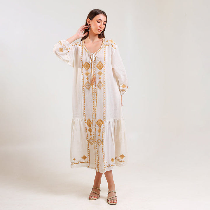 Golden Oasis Dress by Letoz Pomp and Port Golden Oasis Dress by Letoz Pomp and Port