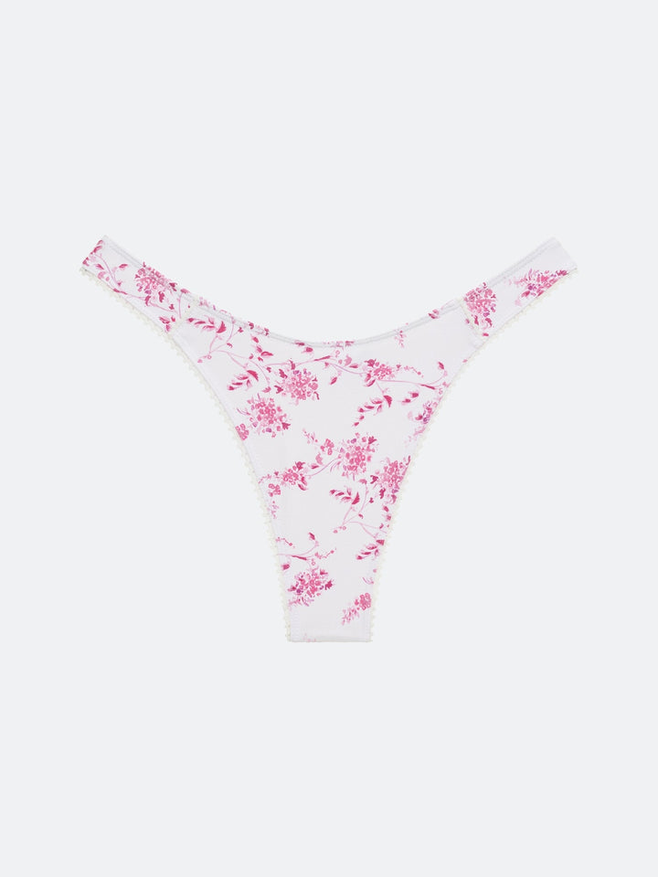 NANTUCKET BIKINI BOTTOM - PINK FLORAL