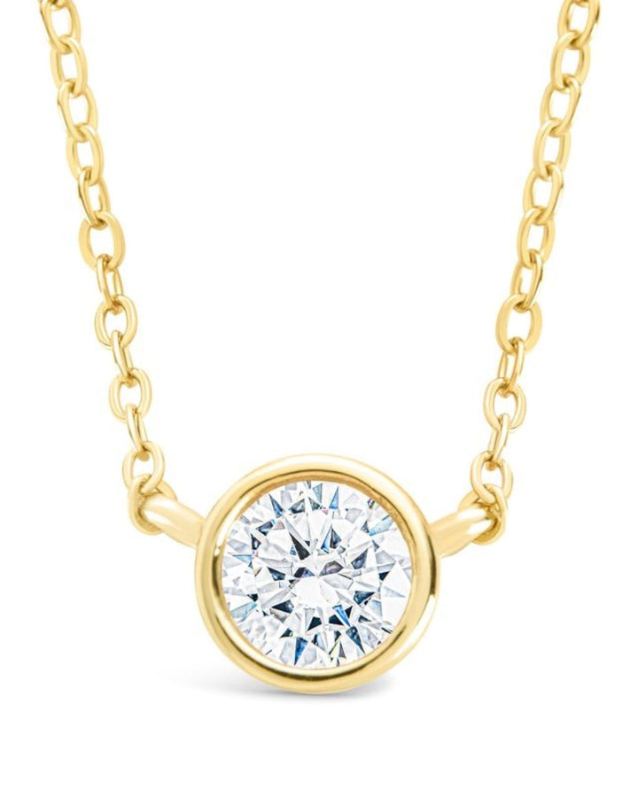 Round Bezel Set Pendant