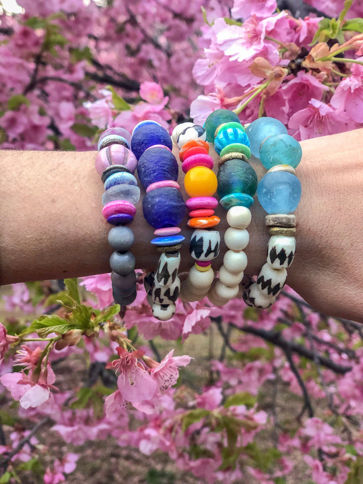 Tribal Stack Bracelet | Lagoon Batik