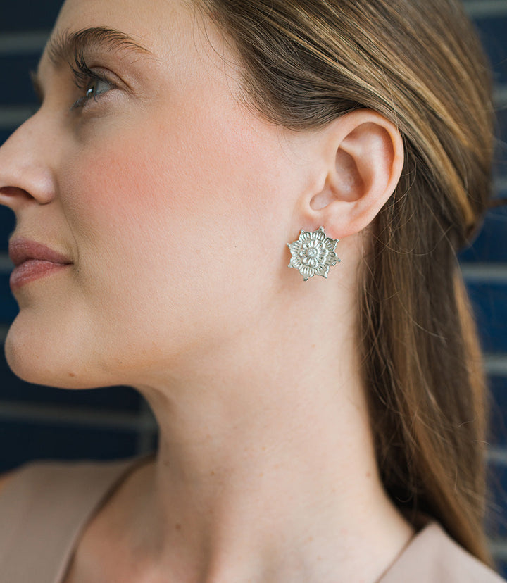 Drishti Evil Eye Charm Stud Earrings - Set of 2 by Matr Boomie