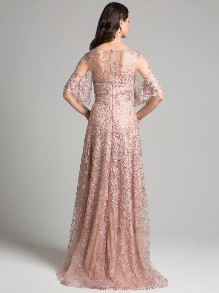Lara 33277 - Cape Sleeve Mother's Gown