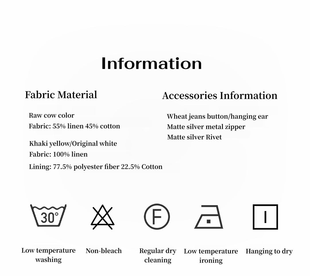 Fireladyfur Women's Stand-up Silhouette Double Waist Linen Trousers"Berlin Street" by Firelady Fur