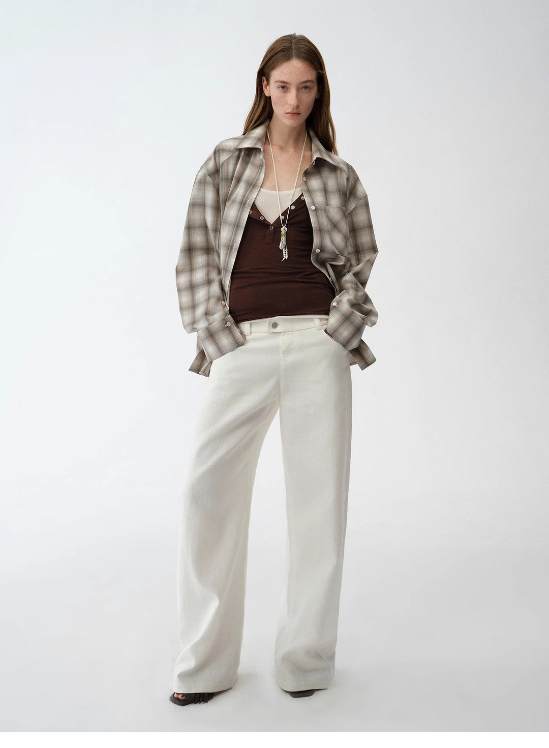Old Money Style Linen Cut Scimitar Pants"Weiss Love Letter" by Firelady Fur
