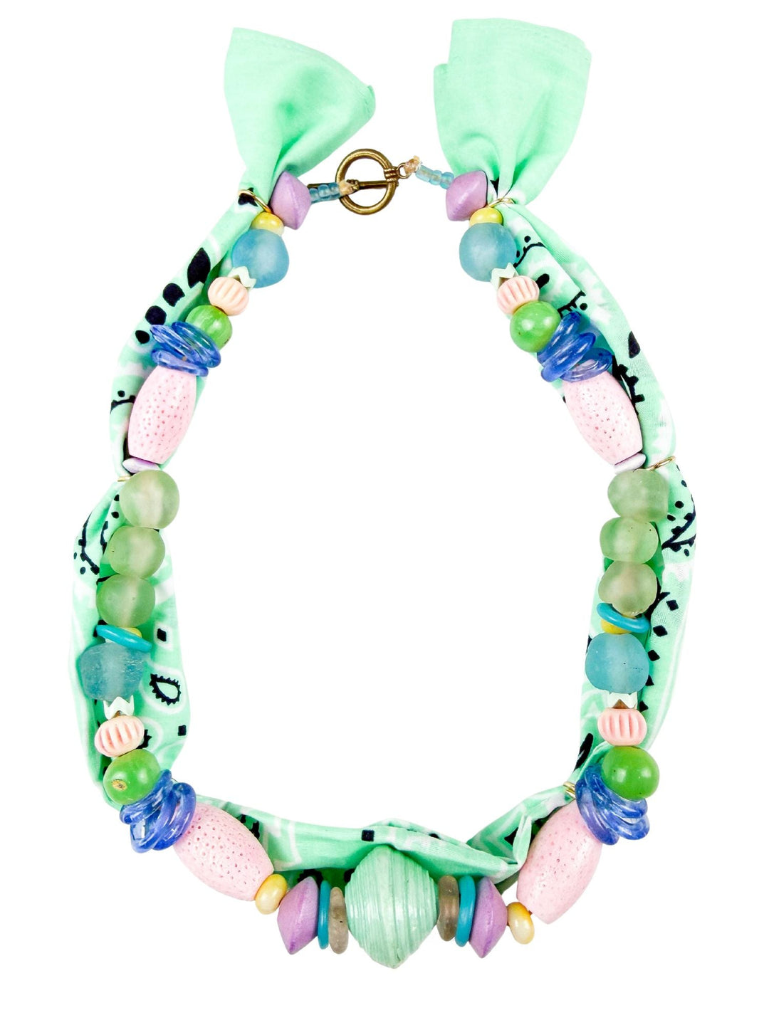 Beaded Bandana Necklace | Charleston