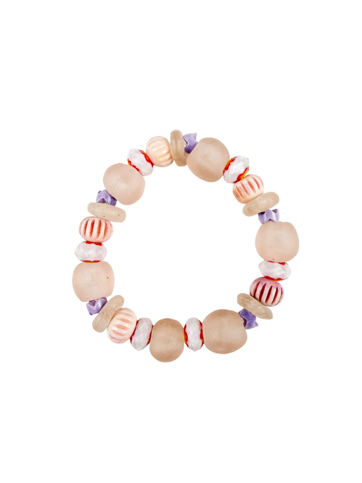 Intricate Stack Bracelet | Pink