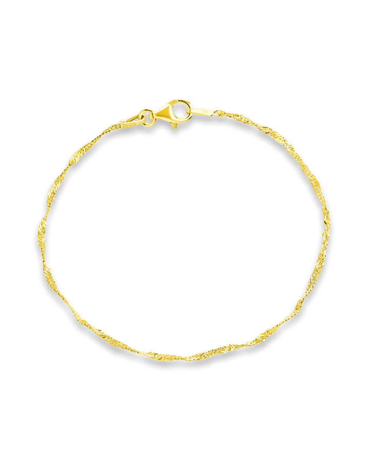 Janina Delicate Twisted Chain Bracelet