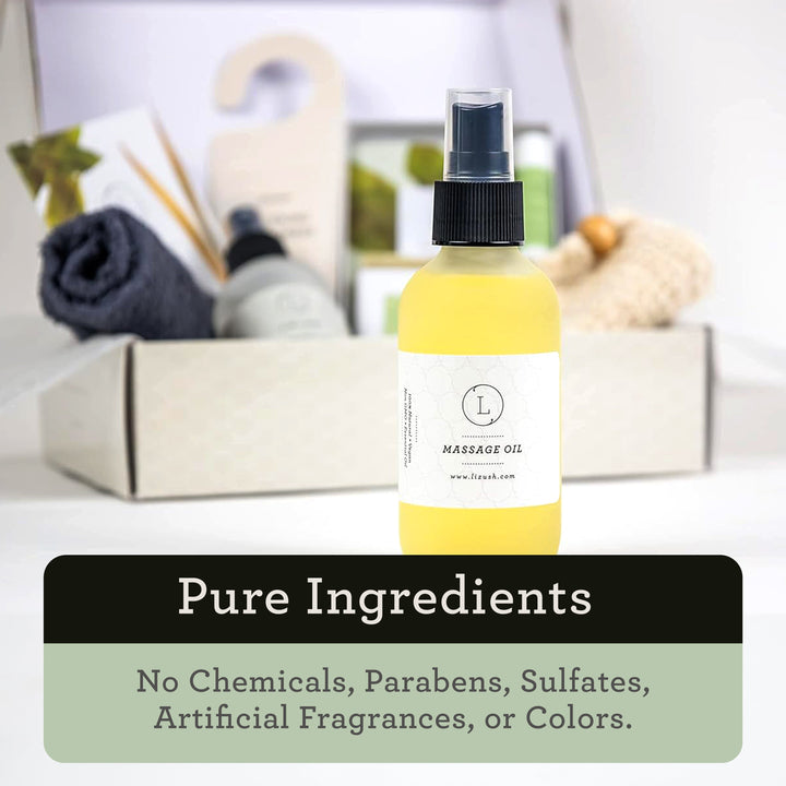 The Ultimate Lizush Natural Spa Experience –4 Piece Artisanal Wellness in a Gift Box