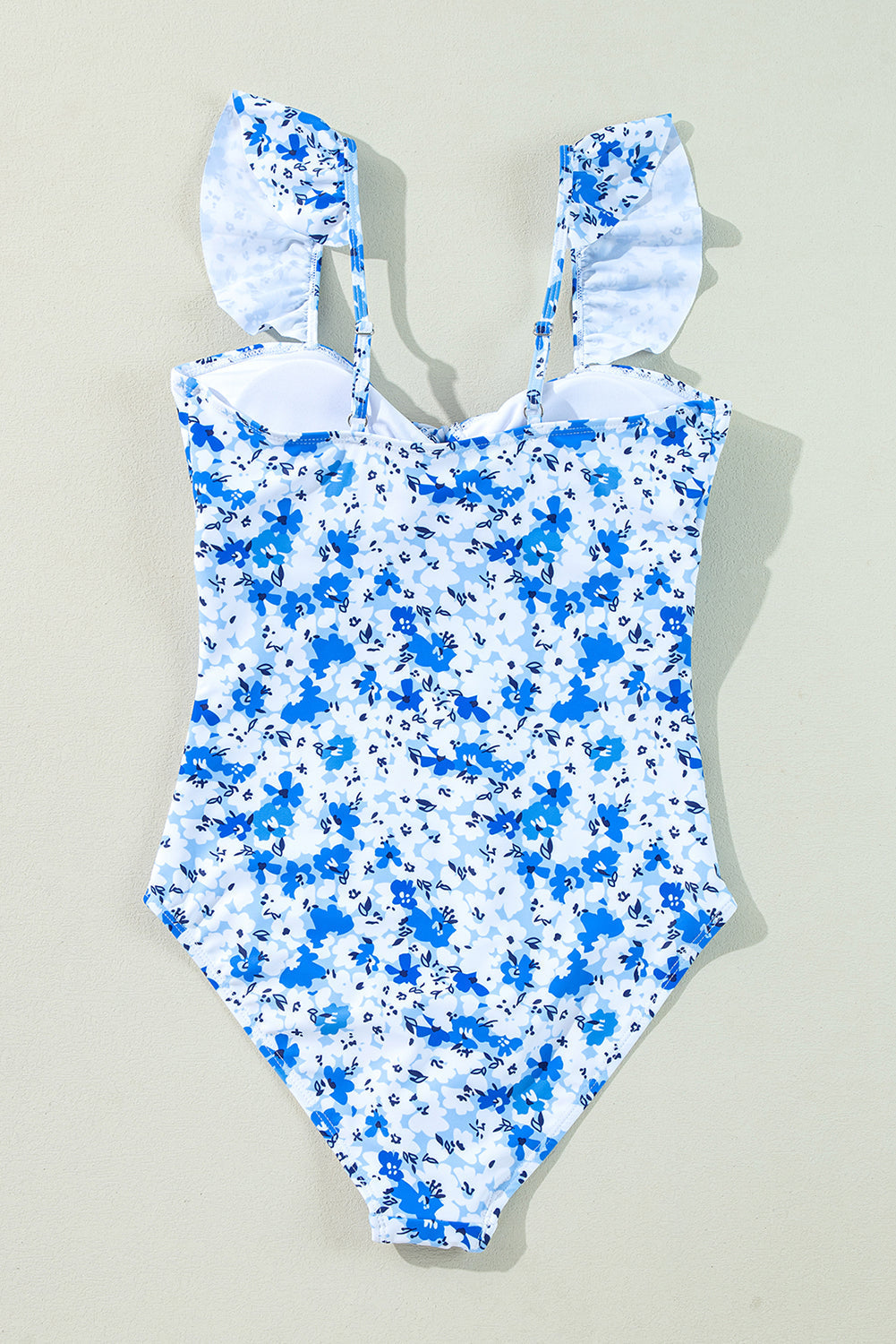 Mya Floral Ruffled Strap One Piece Swimsuit by Poppy Lee Lane