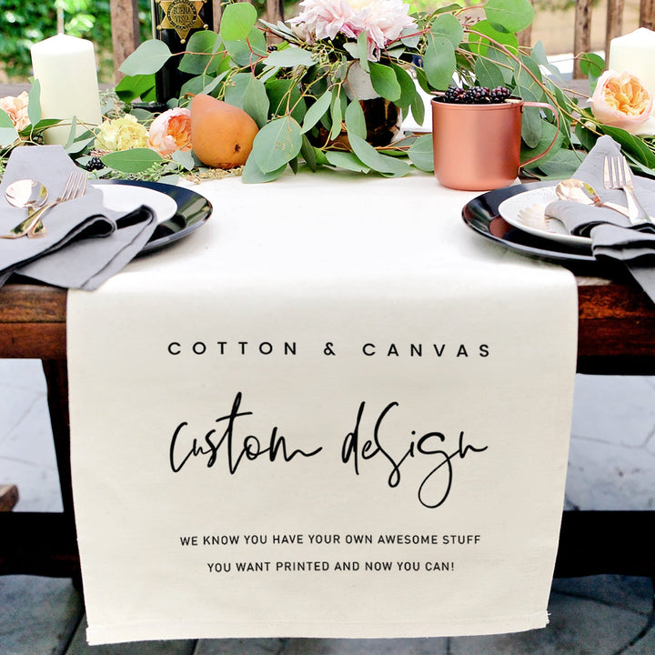 Custom Table Runner by The Cotton & Canvas Co.