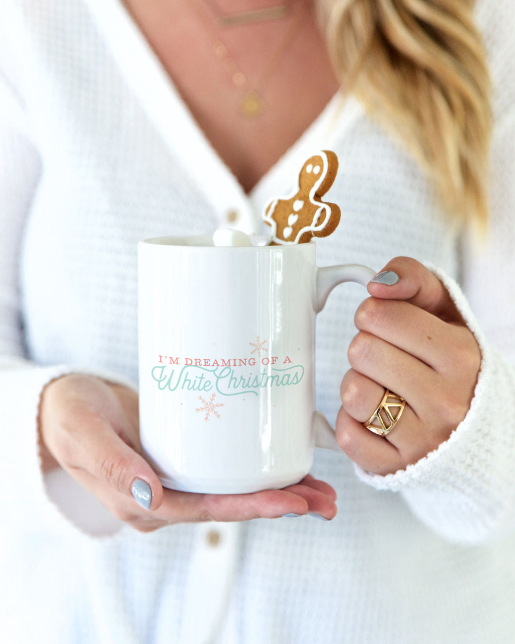 I'm Dreaming of a White Christmas Coffee Mug by The Cotton & Canvas Co.