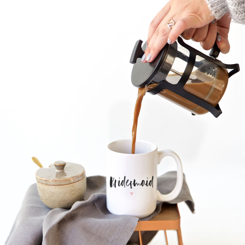 Bridesmaid Coffee Mug by The Cotton & Canvas Co.