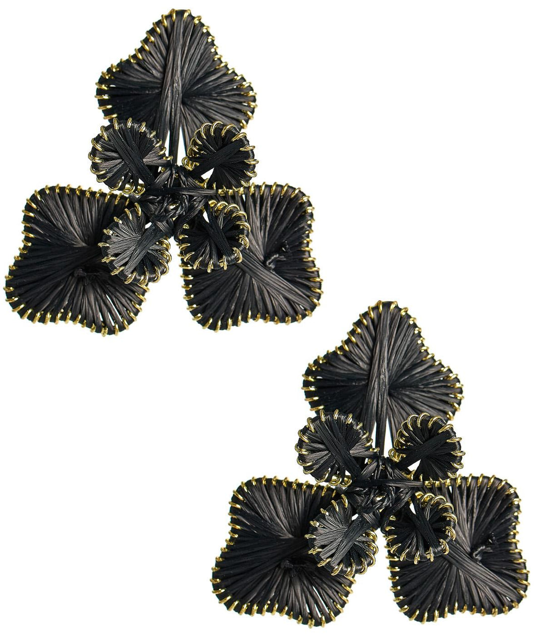 Kaia - Raffia Flower Earring