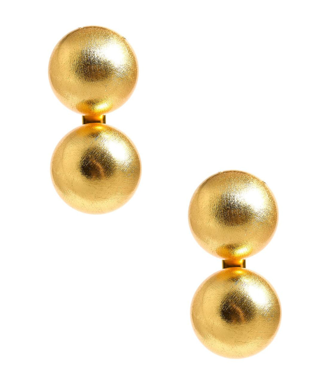 Large Belle Stud - Brushed Gold - Belle of the Ball