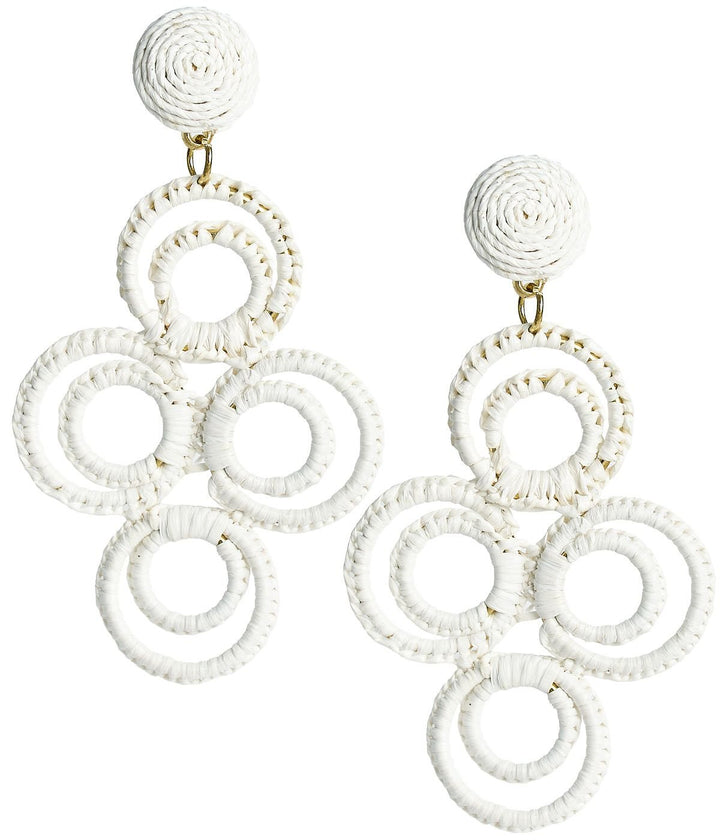 Chloe Raffia  - Drop Earring