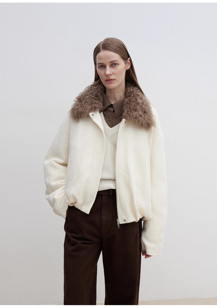 Fireladyfur Women's Parka with Tuscan Fur Collar & Removable Lining"Johnny" by Firelady Fur