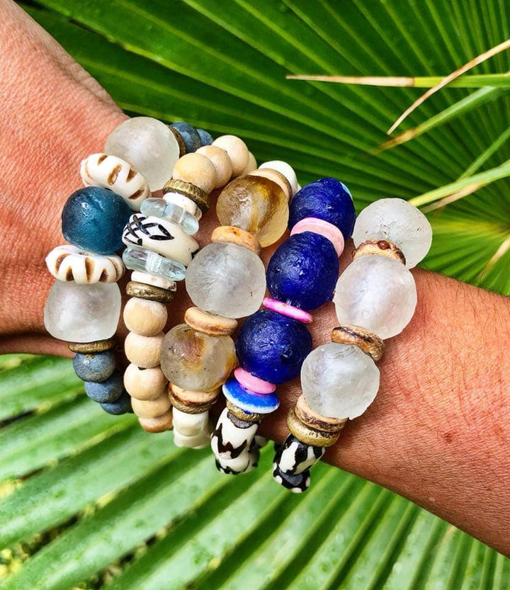 Tribal Stack Bracelet | Lagoon Batik