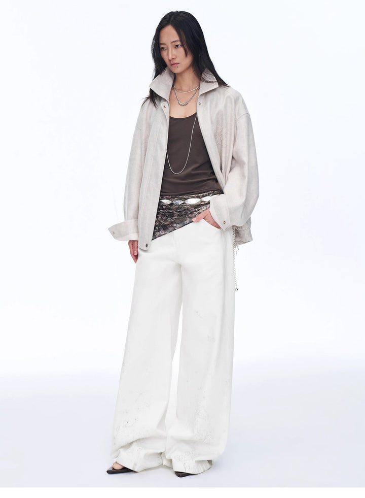 Retro ethnic style beaded embroidery linen loose straight version jacket spring"Comfort Zone" by Firelady Fur