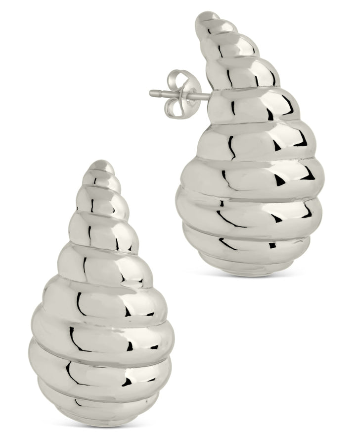 Corinne Twisted Polished Earrings