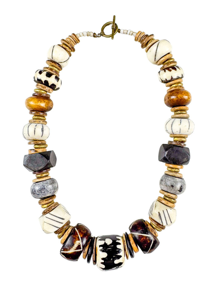 Classic Bone Necklace | Mixed Tribal