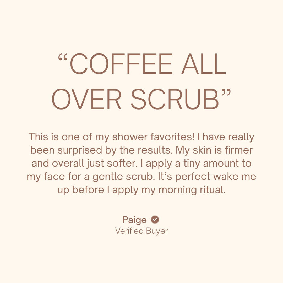 Invigorating Coffee Body Scrub, 8 oz