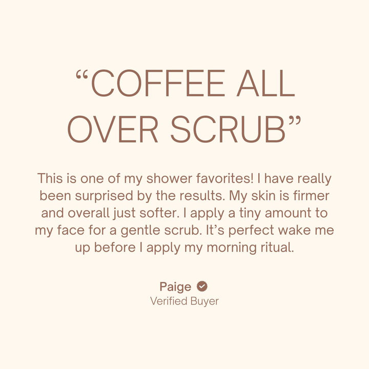 Invigorating Coffee Body Scrub, 8 oz