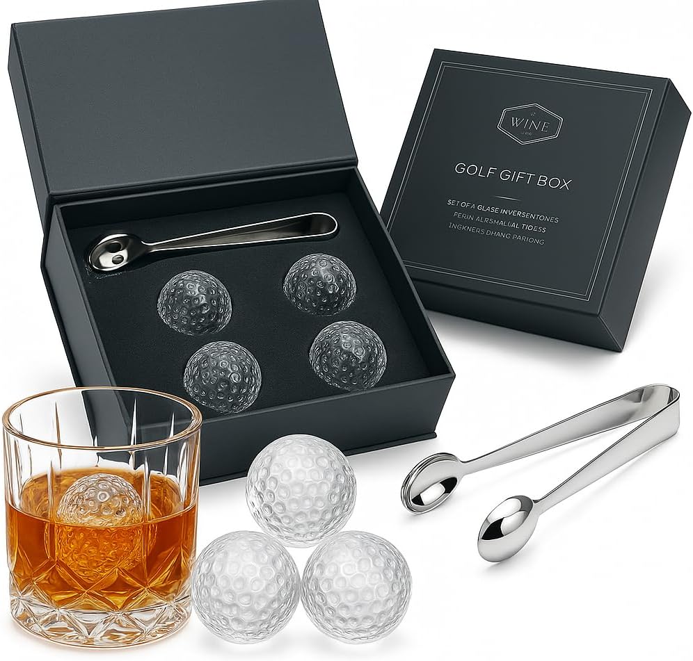 Golf Ball Whiskey Coolers - Pack of 5