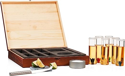 Tequila Shot Glass & Salt Gift Set