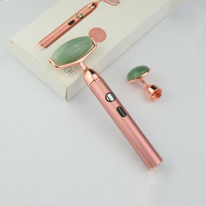 ZAQ Sana Jade USB Rechargeable Vibrating Changeable Face Rollers - 3 Speed by ZAQ Skin & Body