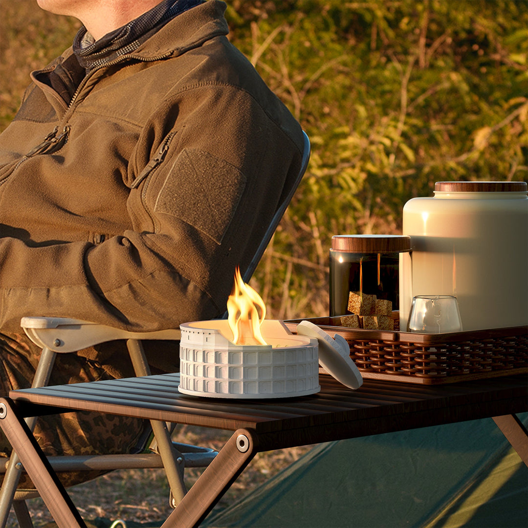 Colosseum Tabletop Fire Pit by EP Light