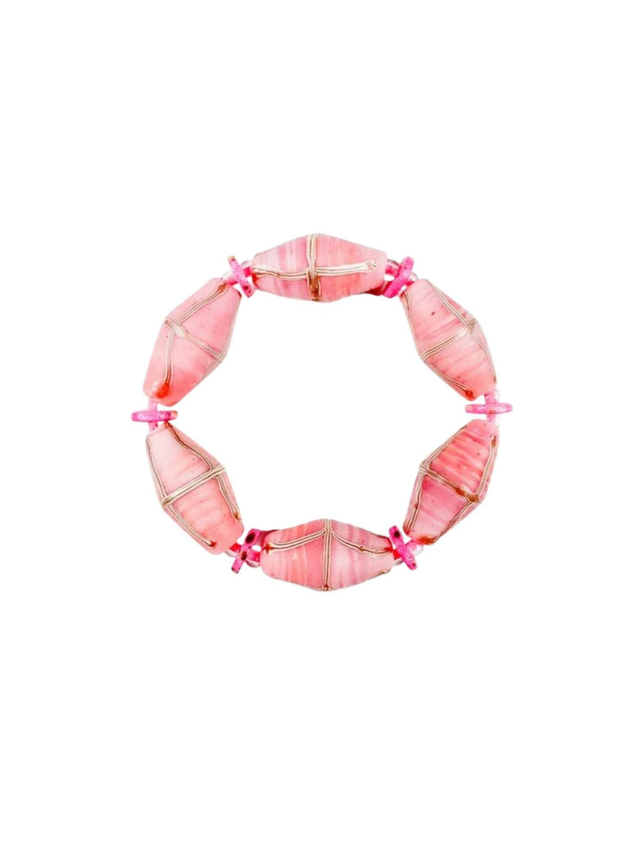 Intricate Stack Bracelet | Pink