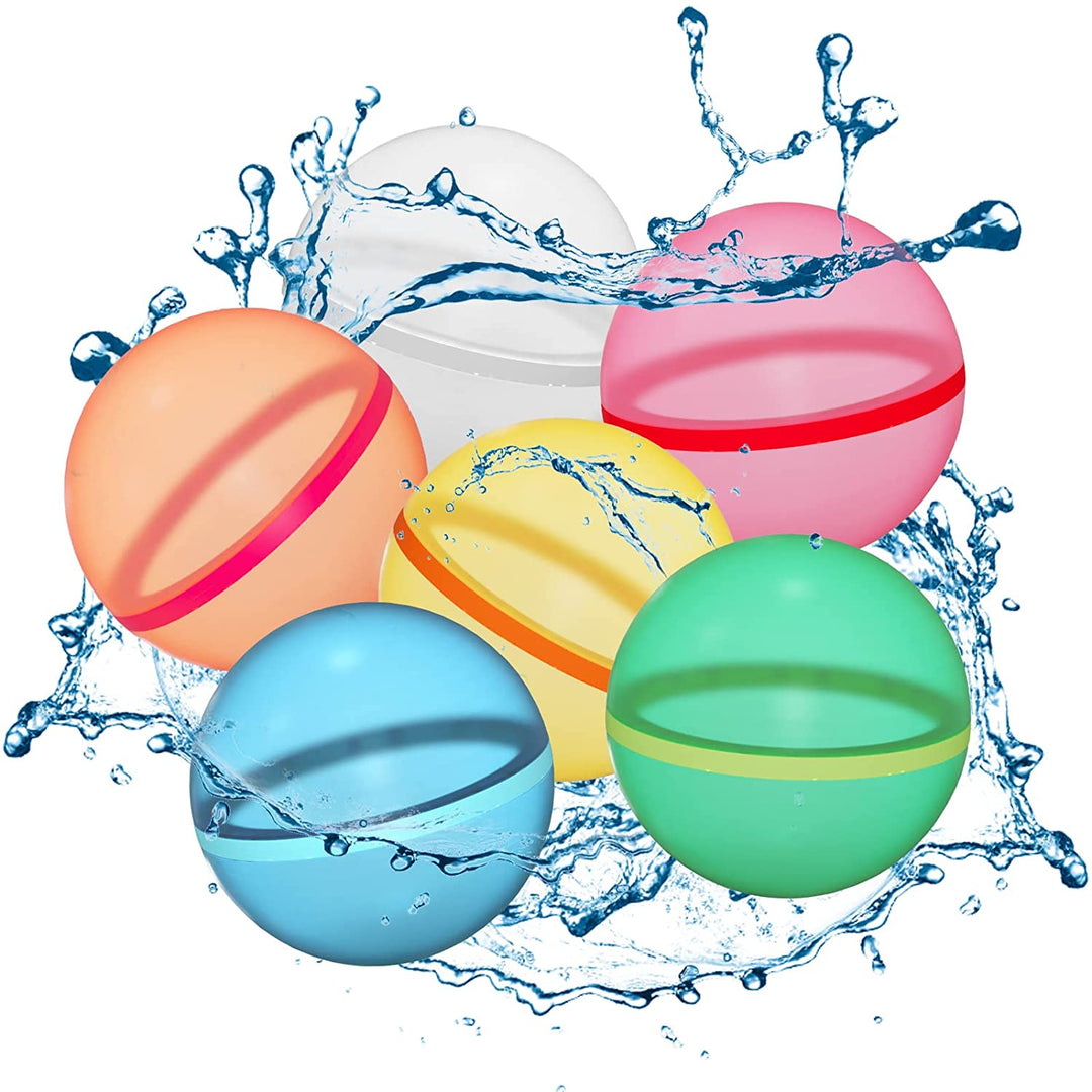 6 Pack Reusable Water Ballon - Poppy Lee Lane