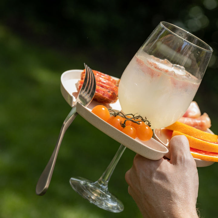 Eco Party Appetizer Plate, Single by KNORK