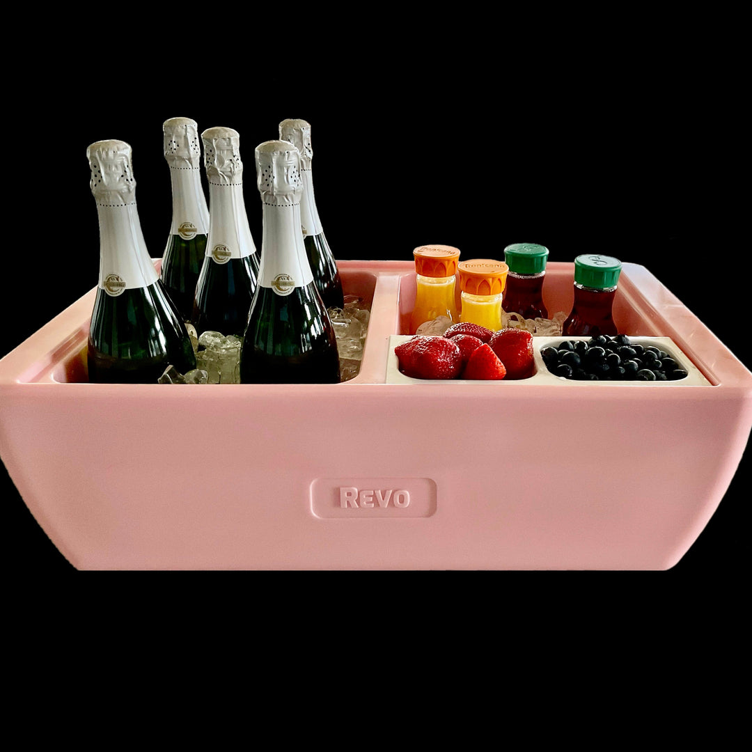 REVO Dubler Cooler | Pink Coral | Made in USA by REVO COOLERS, LLC
