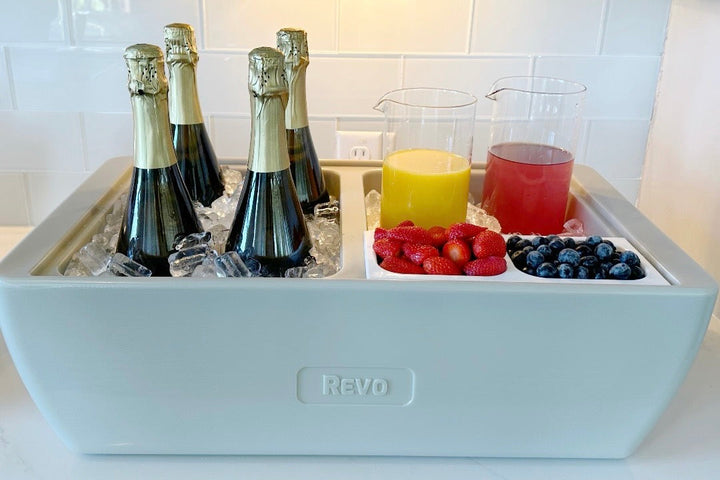 REVO Dubler Cooler | Greige Mist | Party Cooler by REVO COOLERS, LLC