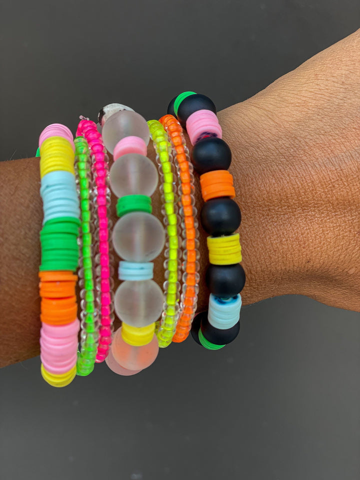 Simple Seed Bracelet | Electric Yellow
