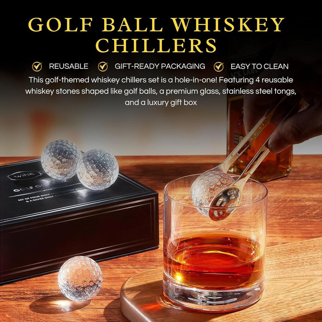 Golf Ball Whiskey Coolers - Pack of 5