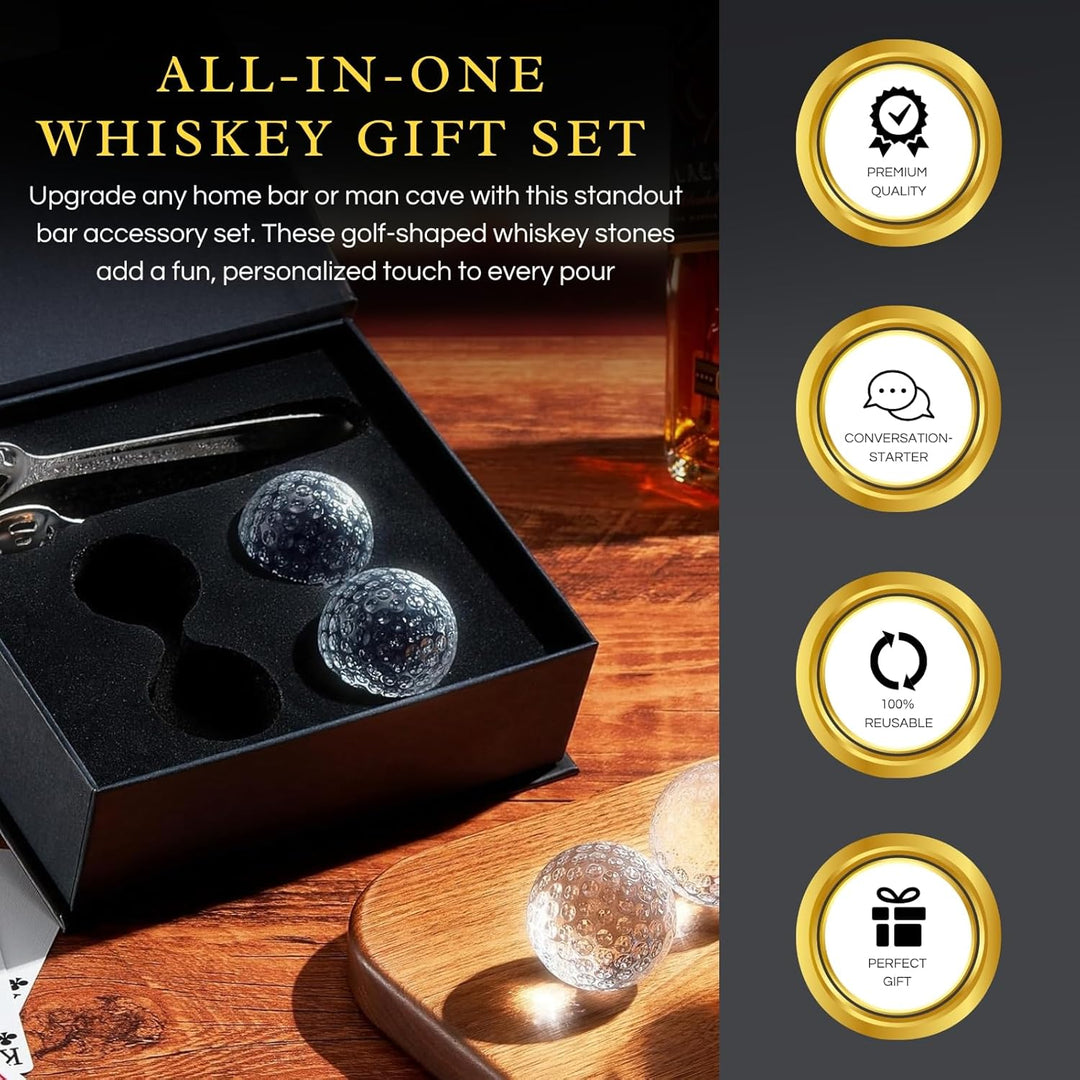 Golf Ball Whiskey Coolers - Pack of 5
