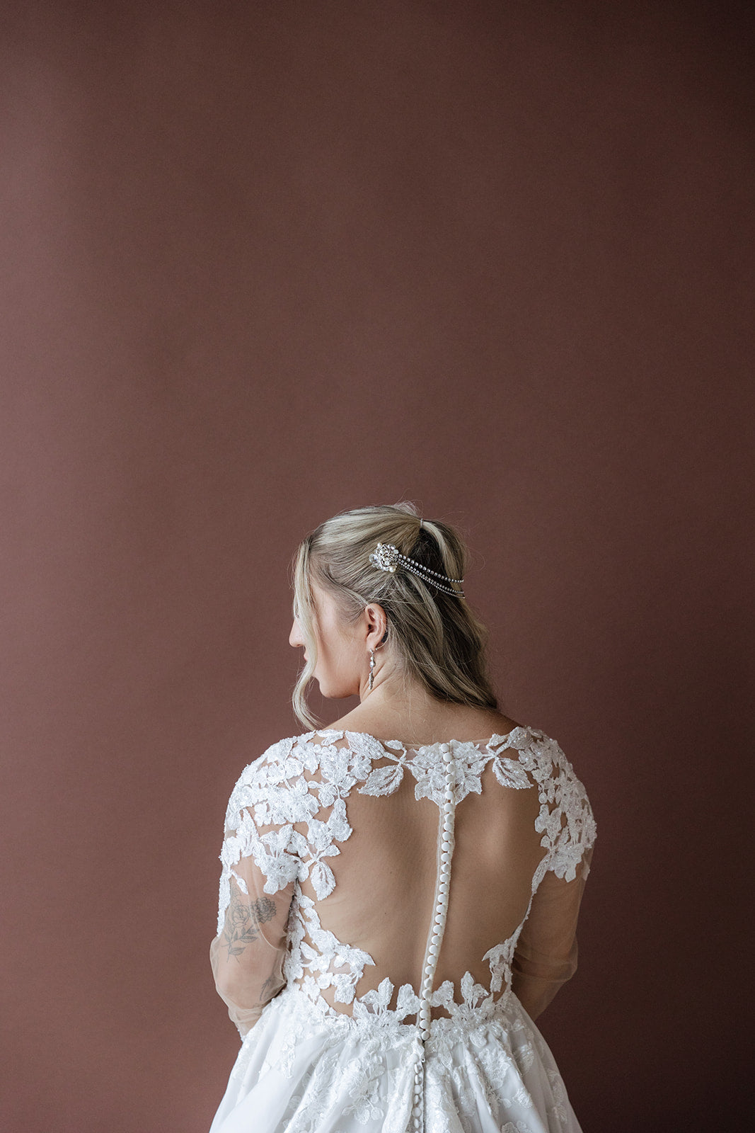 Exquisite Crystal & Pearl Hair Cascade