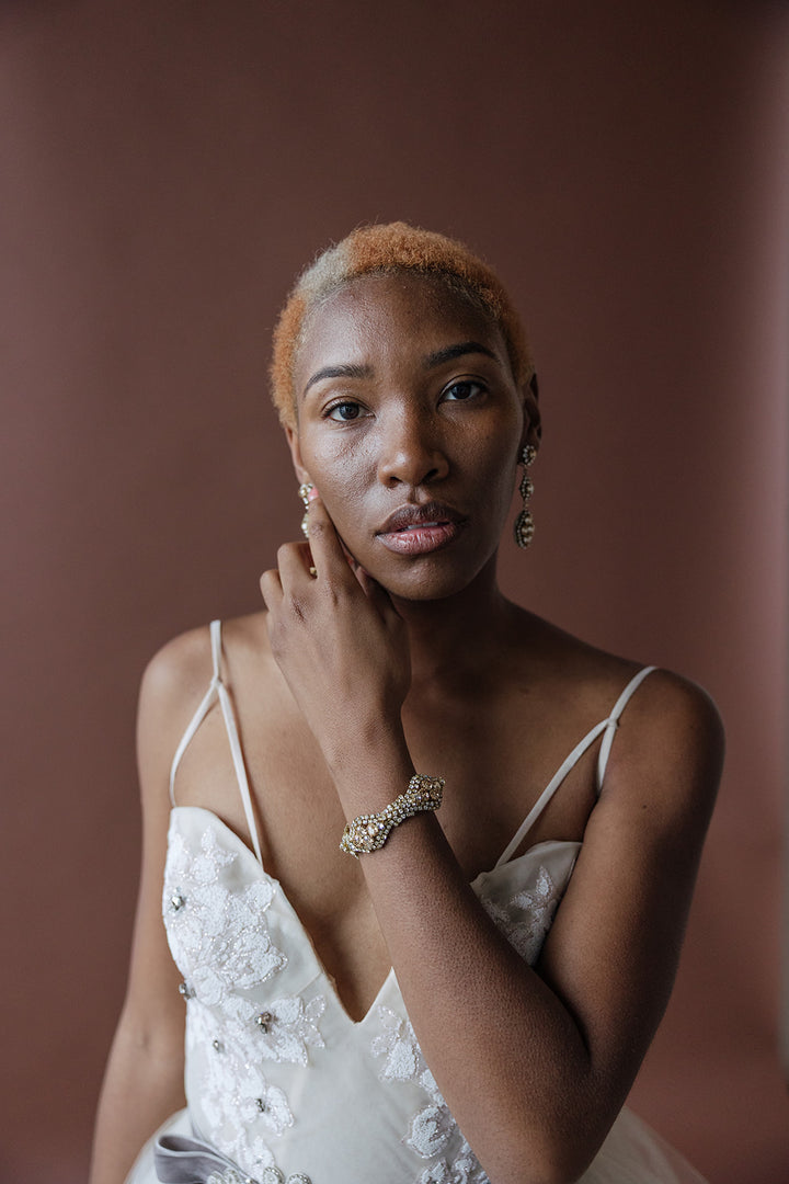 Vintage Inspired Earring & Bracelet Set